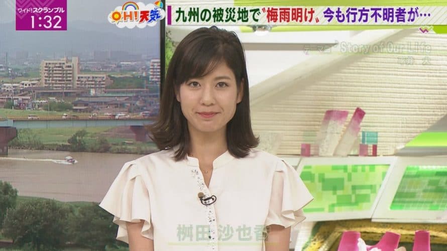 桝田沙也香アナのカップは?ワイドスクランブルのお天気で高校は?