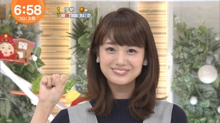 井上清華はカップが凄い!めざましテレビ出演のフジテレビ新人アナでかわいい!