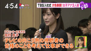 TBS新人田村真子アナがかわいい!画像や高校大学とカップは?
